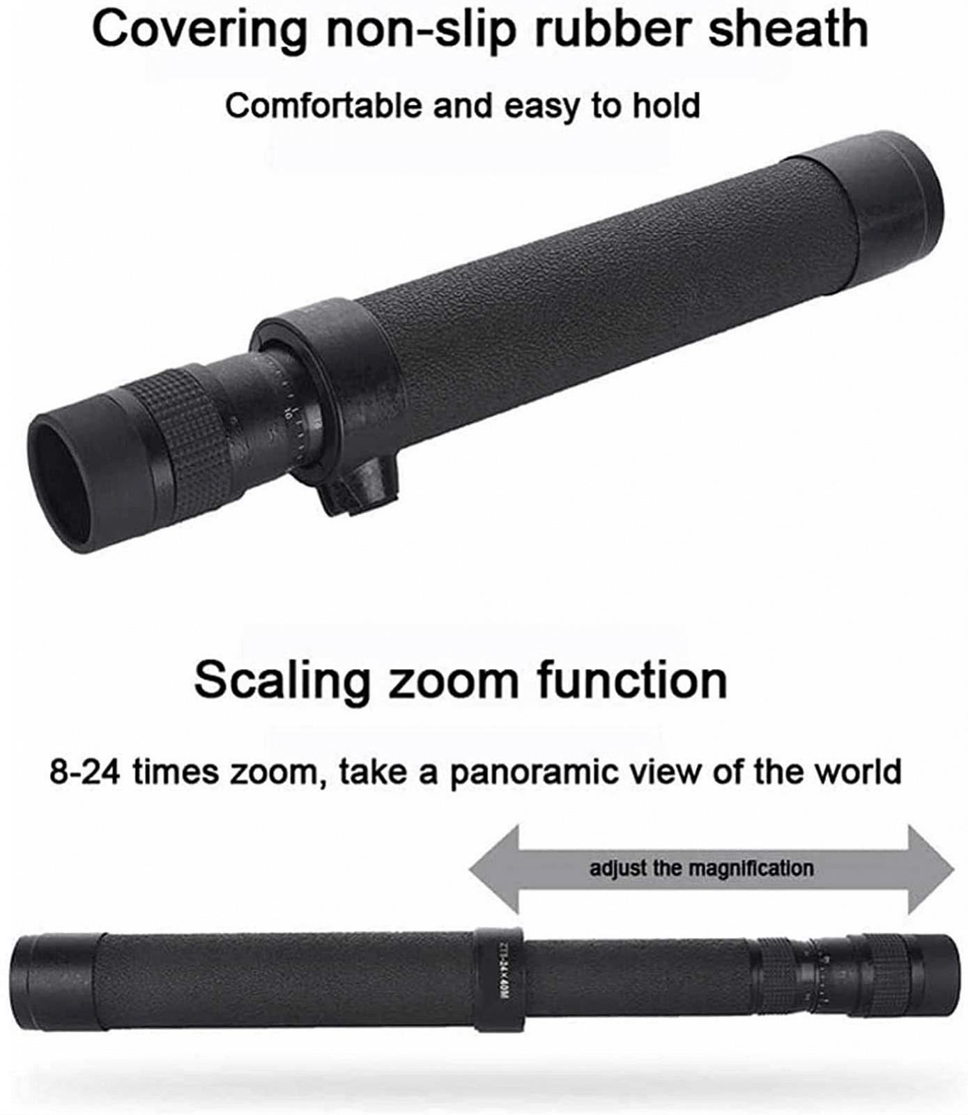Монокуляр QHYTL Телескоп Портативний Зум Компактний Призма BAK4 Лінза FMC, фото №4