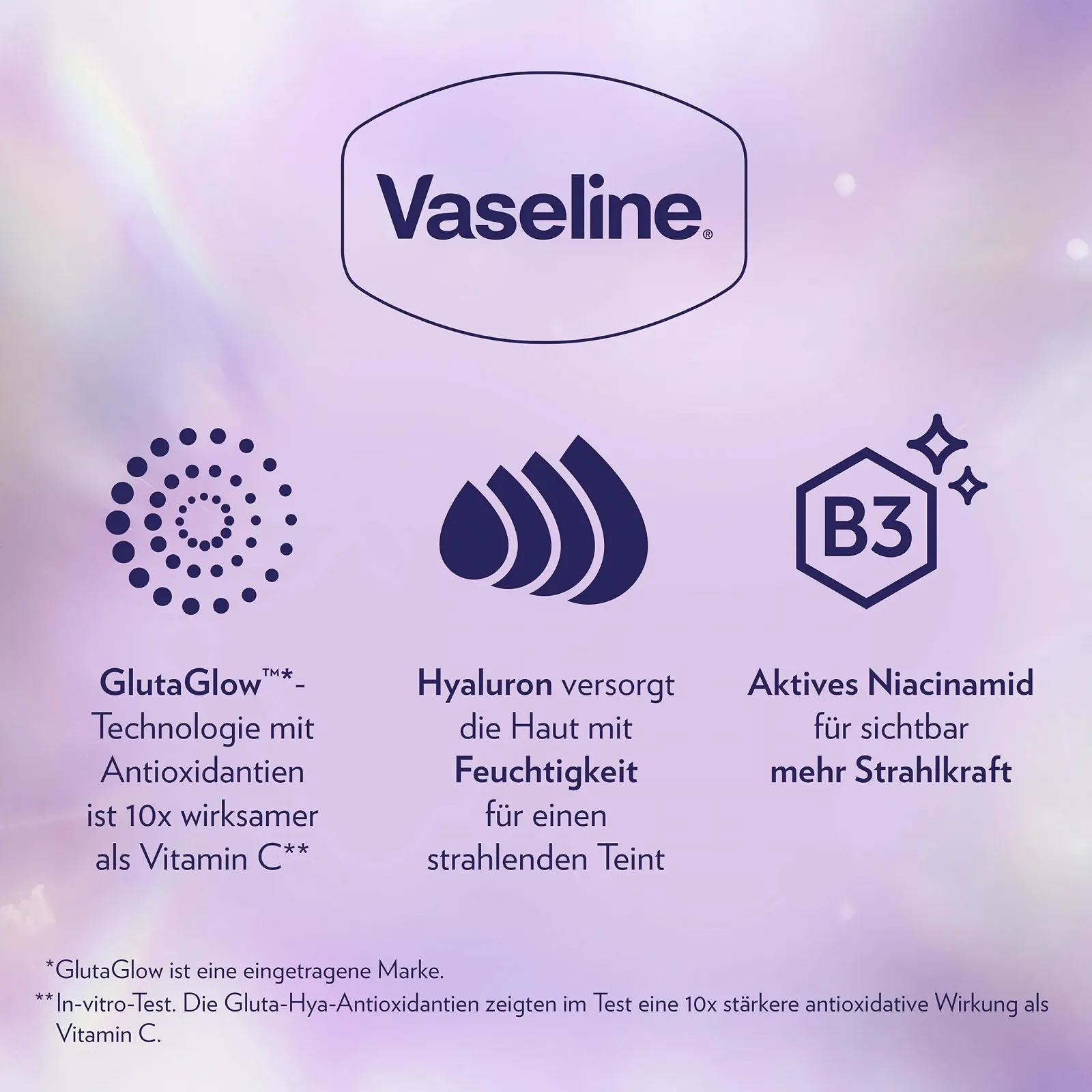 Лосьйон Vaseline Gluta-Hya Dewy Radiance Serum Burst для оновленої, сяючої шкіри за 5 днів, 2 x 200 мл, фото №6