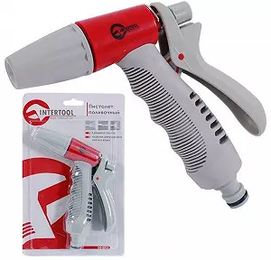 Купити Пистолет поливочный Intertool плавная регулировка воды 3 функции GE-0015 - Фото 1 Пистолет поливочный Intertool плавная регулировка воды 3 функции GE-0015 - Фото 1