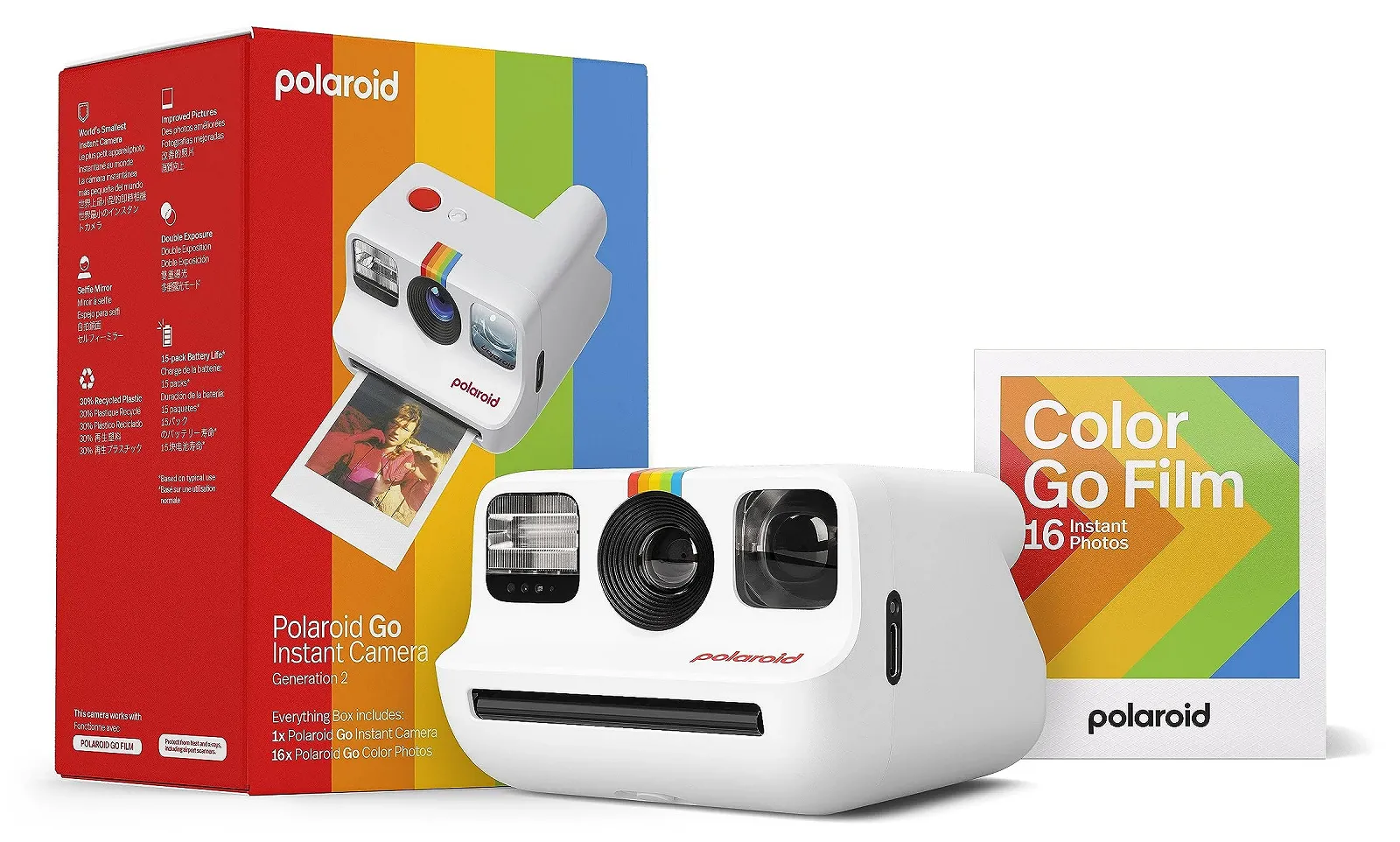 Фотокамера мгновенной печати Polaroid Go Generation 2 Everything Box White (16 фото), фото №1