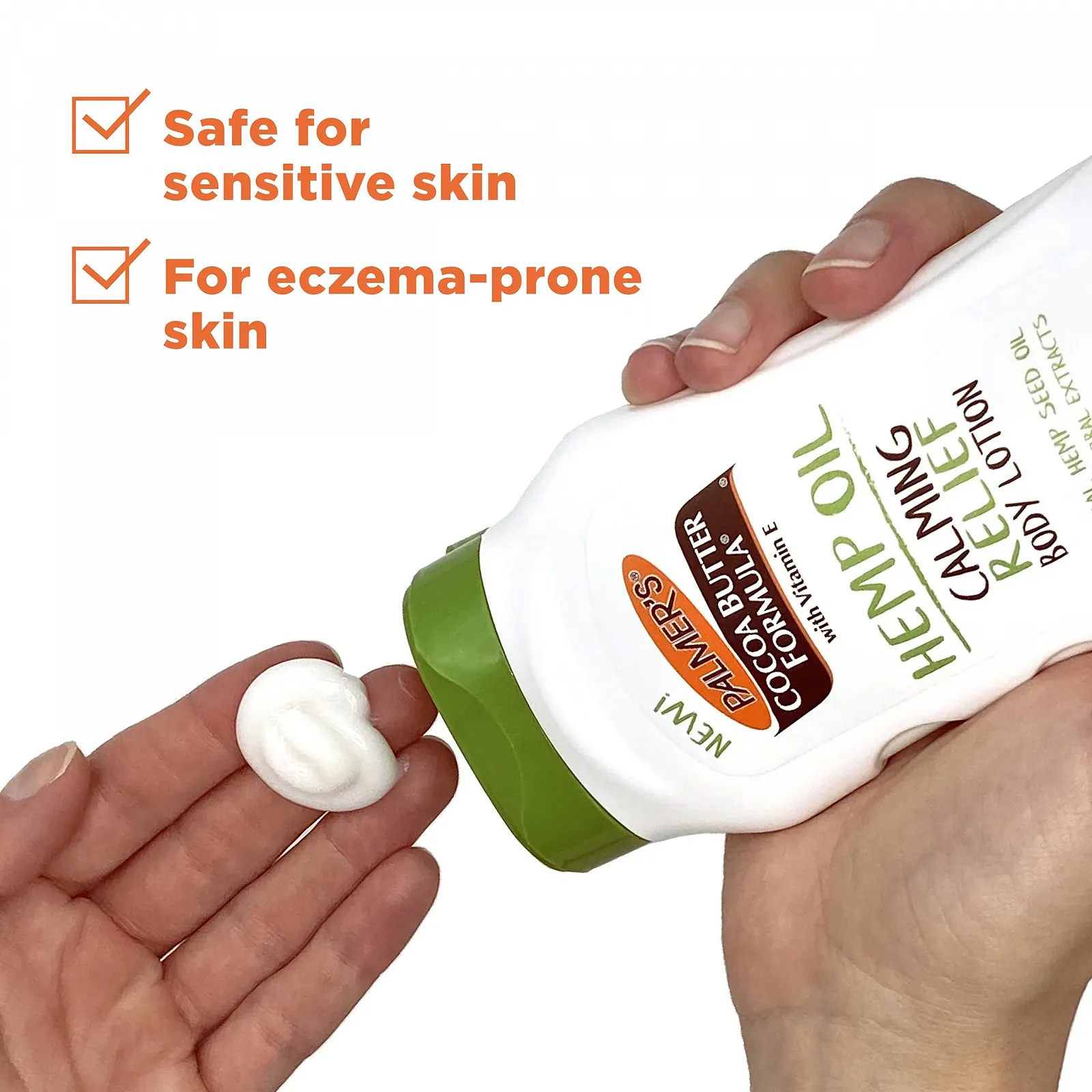 Лосьйон для тіла Palmer's Cocoa Butter Formula Hemp Oil Заспокійливий 236 мл, фото №5 Лосьйон для тіла Palmer's Cocoa Butter Formula Hemp Oil Заспокійливий 236 мл, фото №5