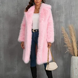 Женское пальто Teddy из флиса, зимняя плюшевая synthetic.ua - Фото 1