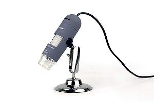 Цифровой микроскоп Celestron Deluxe Handheld 2MP, 10x-200x, белый synthetic.ua - Фото 1