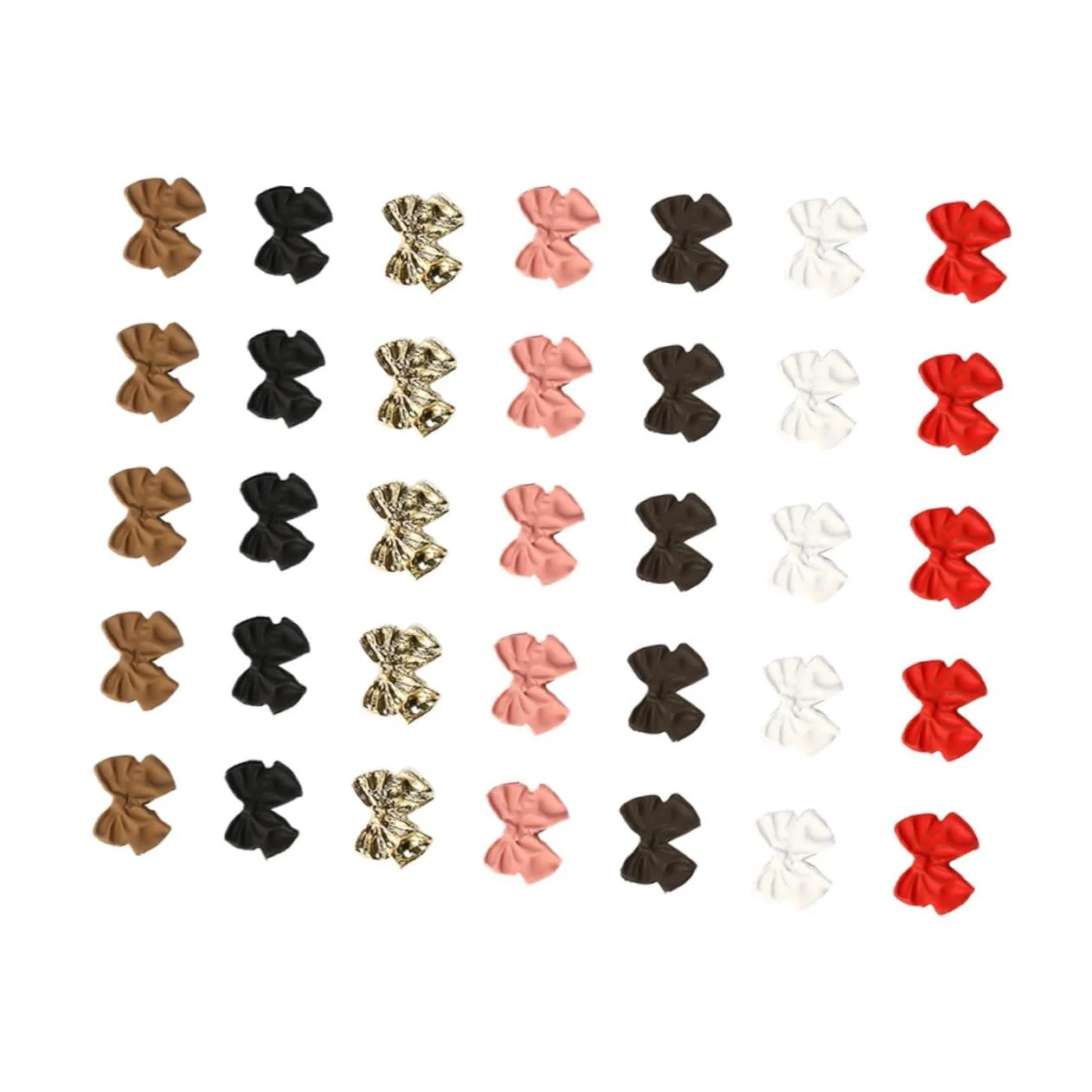 Прикраса для нігтів Garneck Mattierte Schleife 35 шт., фото №1