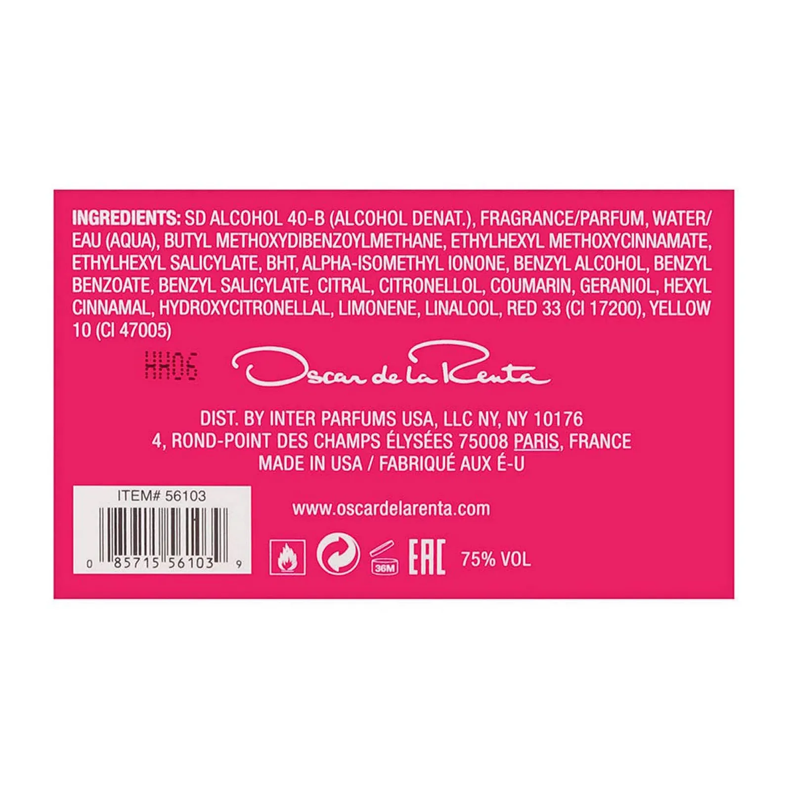 Парфюмированная вода Oscar De La Renta Extraordinary 90 мл Спрей, фото №4