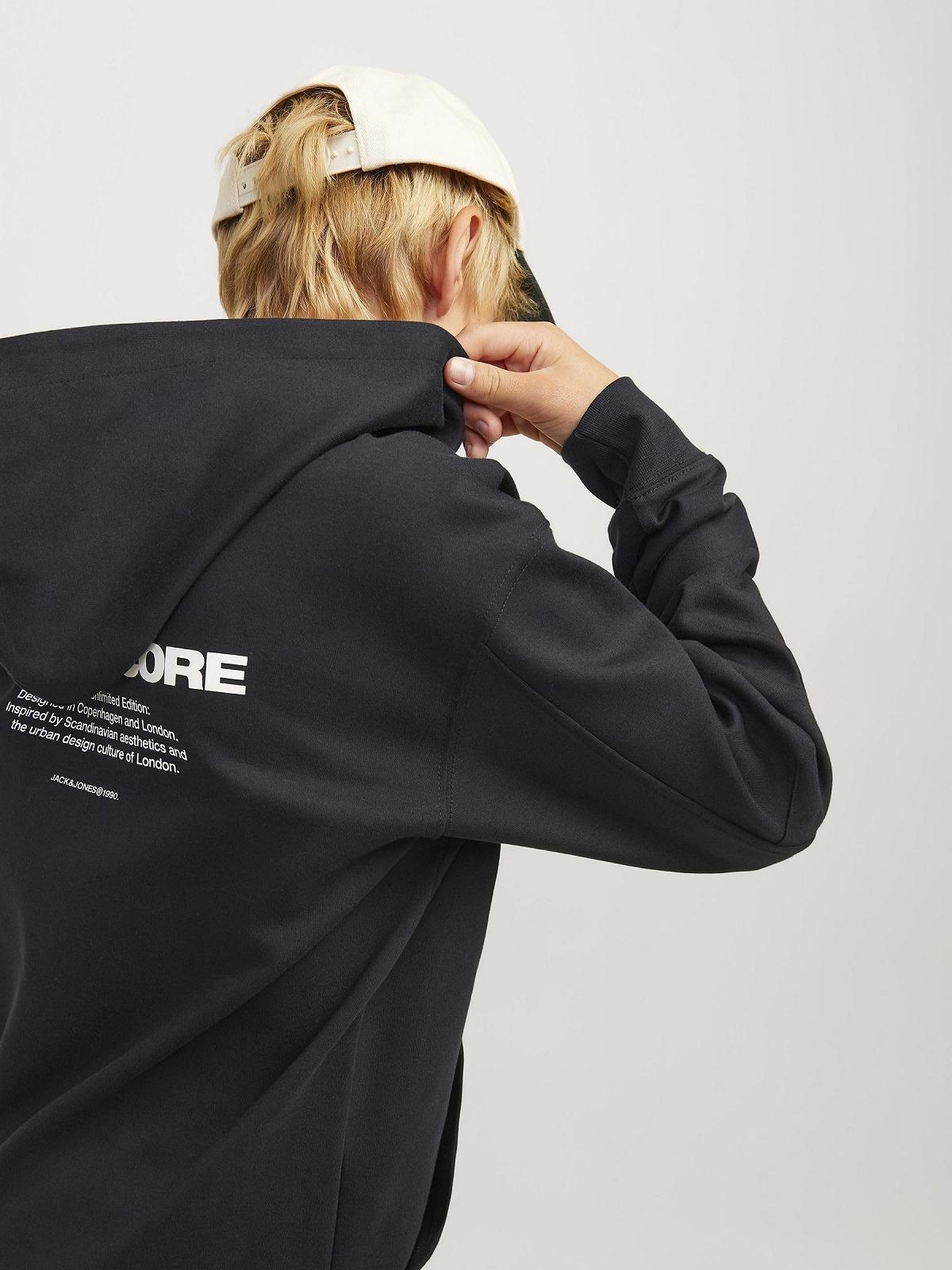 Толстовка з капюшоном JACK & JONES Jungen Jcoaero Print Sweat Hood Sn Jnr, фото №8