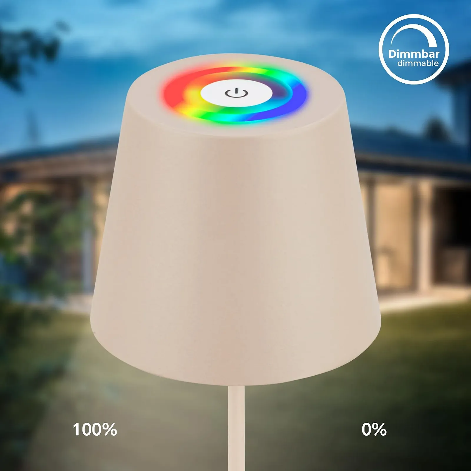 Настільна лампа B.K.Licht 3 in 1 RGBW LED IP44 сенсорна 36 см, фото №3