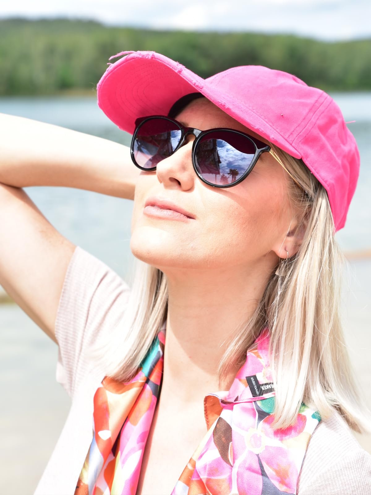 Сонцезахисні окуляри styleBREAKER Овальні лінзи з полікарбонату, пластикова оправа та металева дужка, фото №4