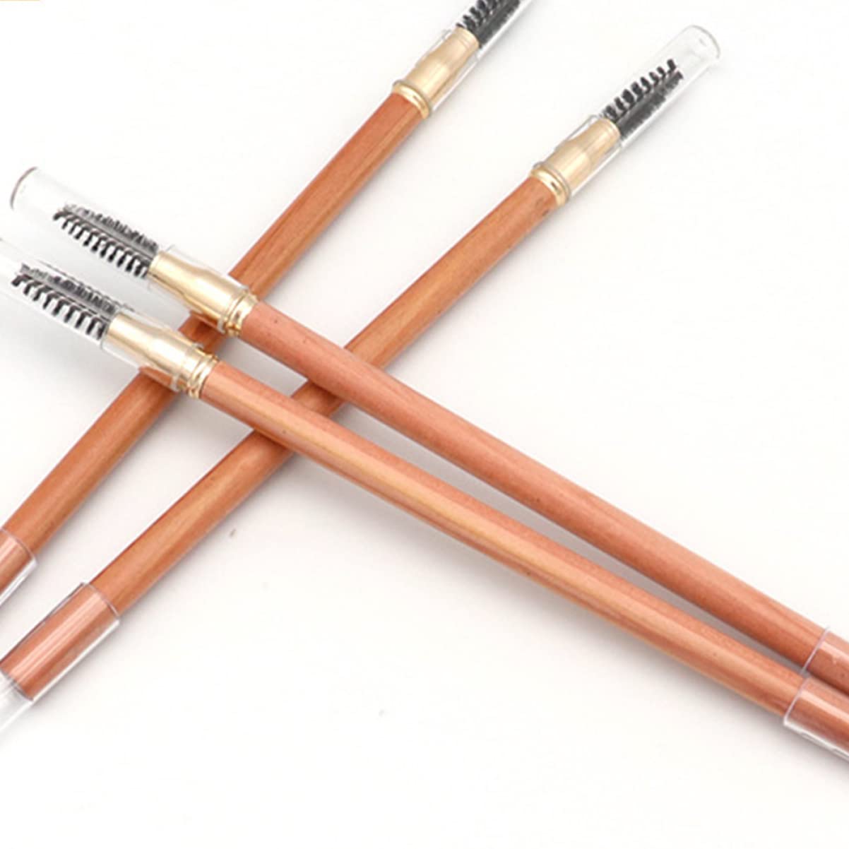 Олівець POPETPOP Anjoize Double Sided Eyebrow Pencil Pencil Dark Brown Двосторонній Дерево Пакунок 2, фото №3