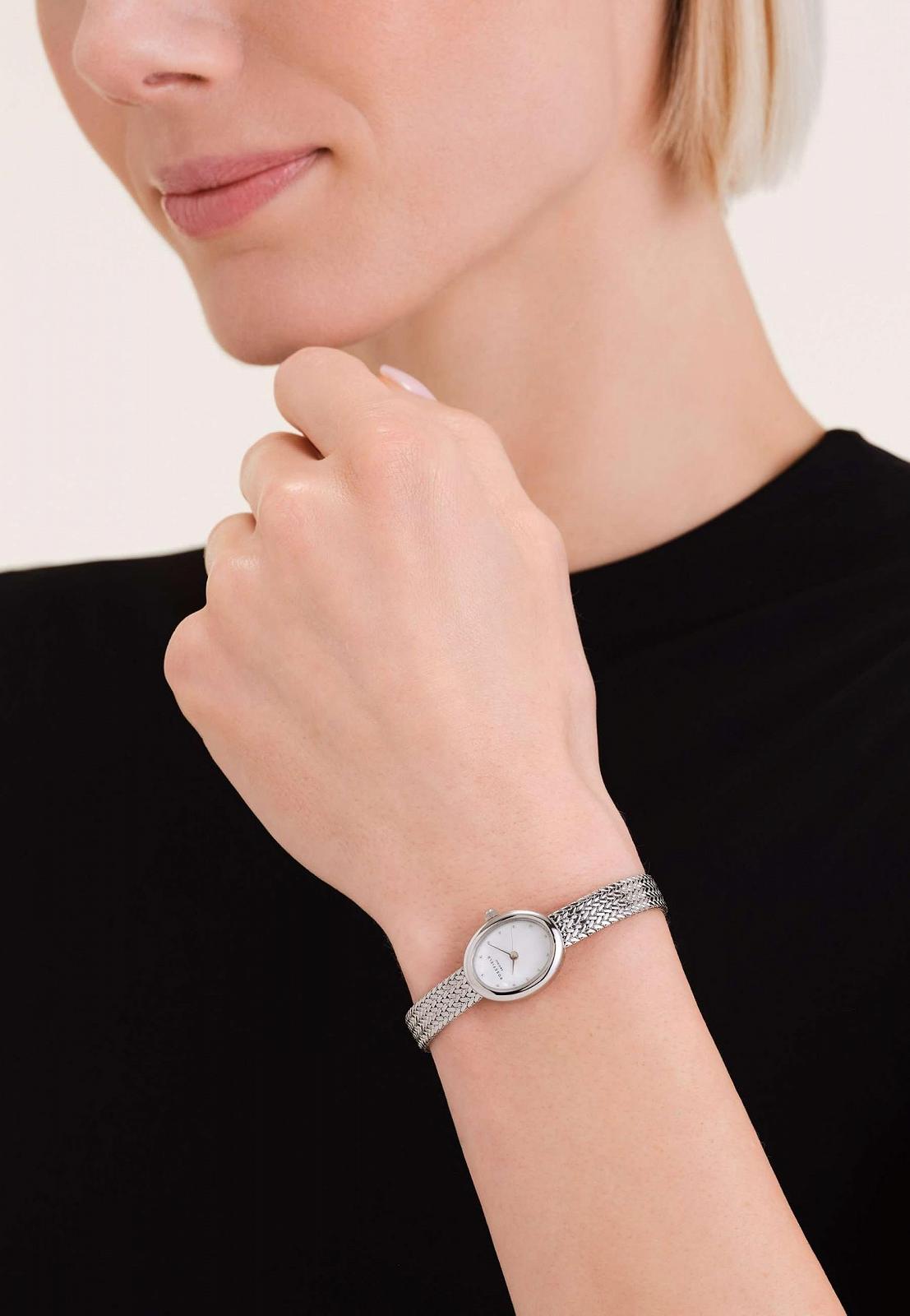 Часы Rosefield Mini Oval Silver MWSMS-M05, фото №2 Часы Rosefield Mini Oval Silver MWSMS-M05, фото №2