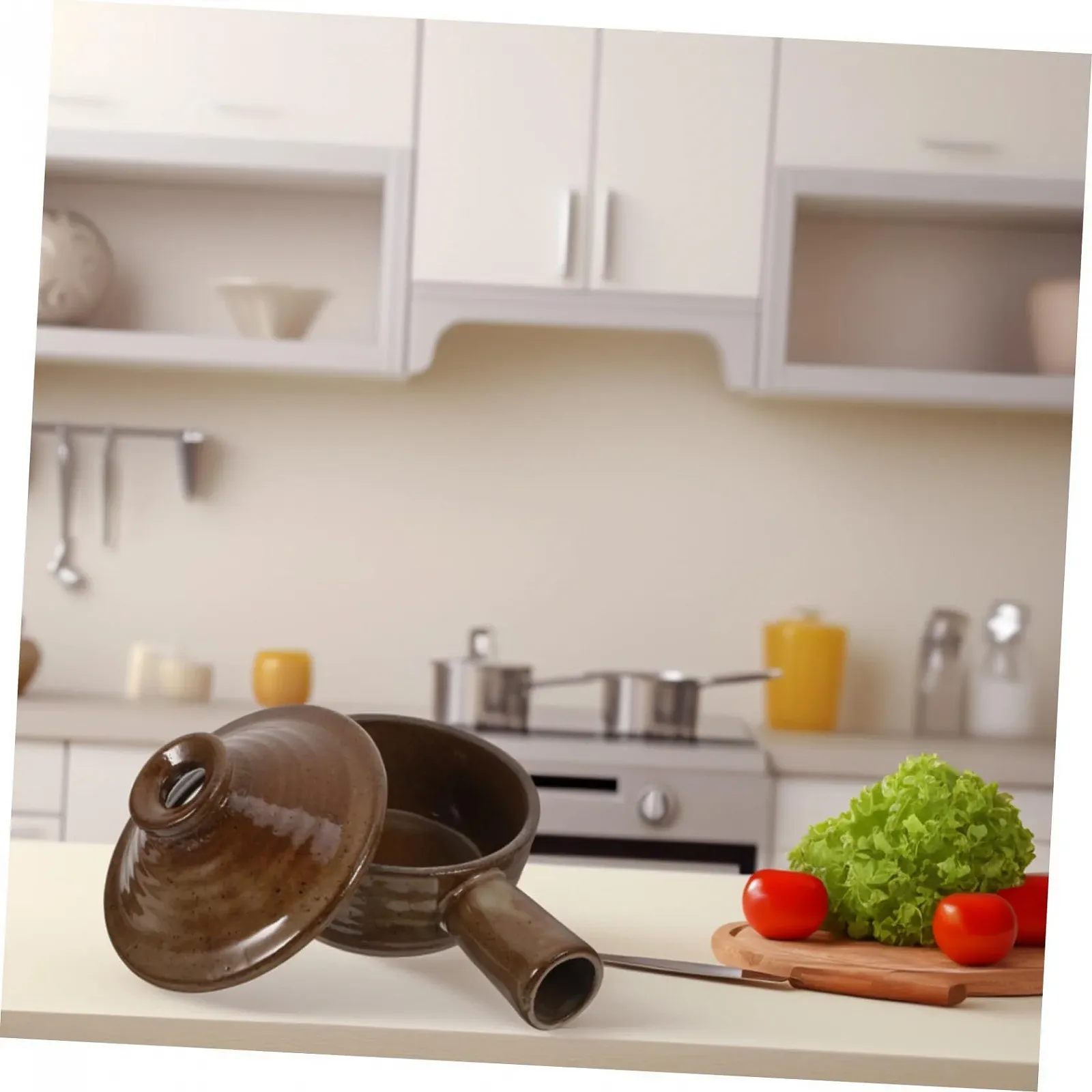 Кастрюля INOOMP с крышкой термостойкая с ручками и пароотводом, фото №5