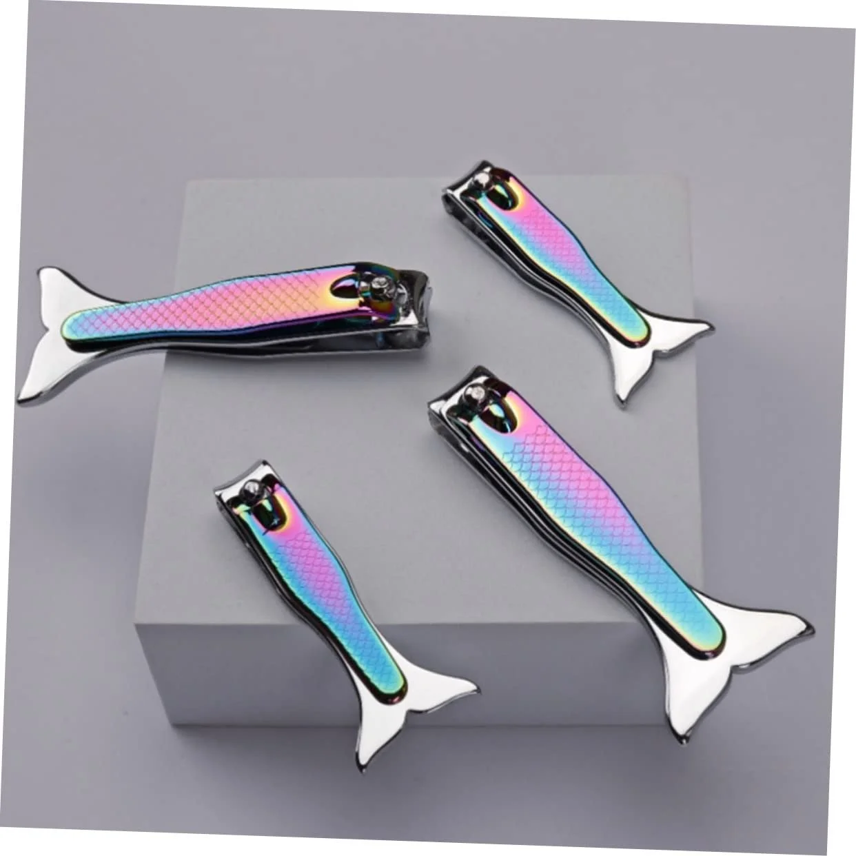 Набор для маникюра и педикюра CALLARON 4 шт. Дизайн "Русалка". С портативными кусачками и пилочкой, фото №7 Набор для маникюра и педикюра CALLARON 4 шт. Дизайн "Русалка". С портативными кусачками и пилочкой, фото №7