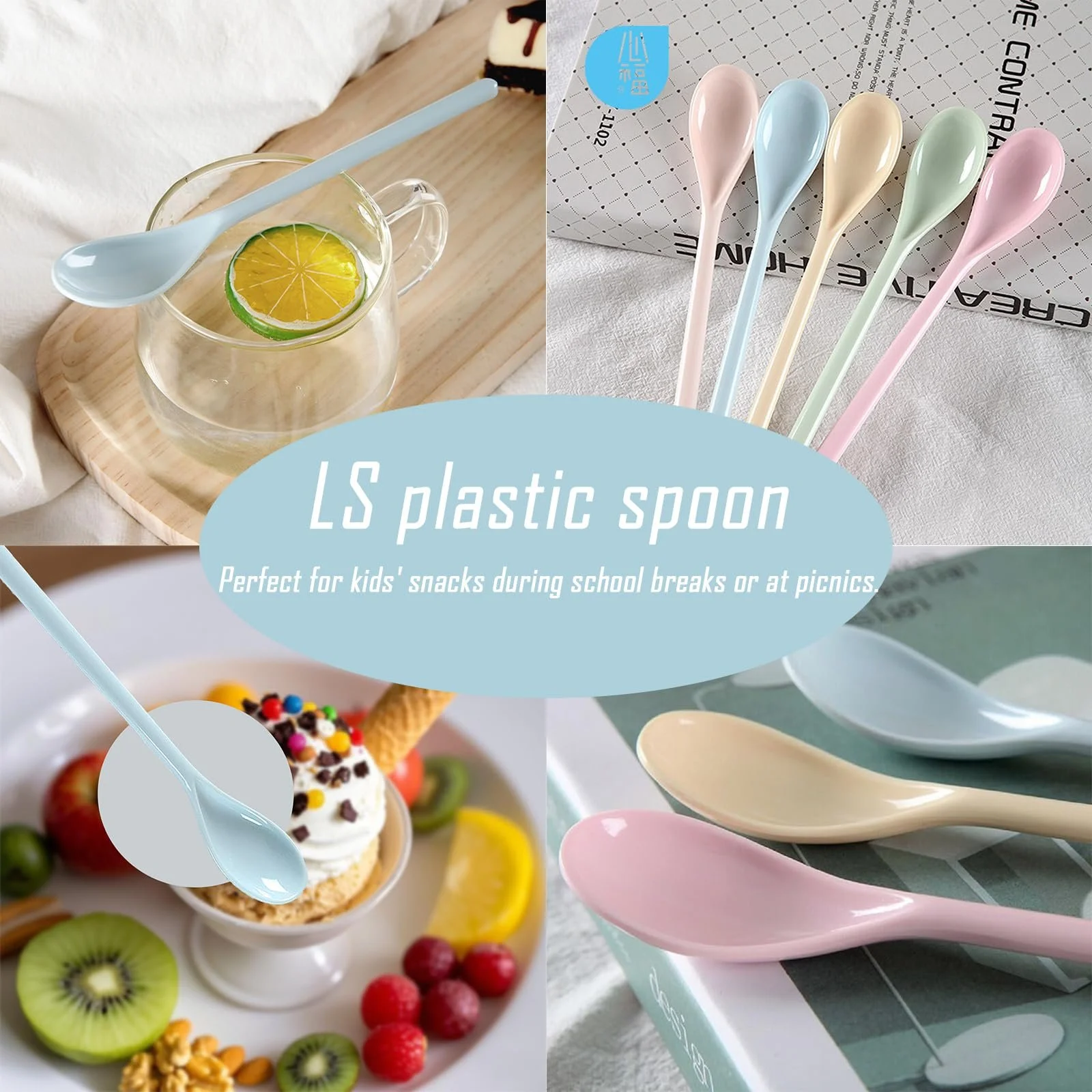 Набір пластикових ложок 5 шт., фото №6