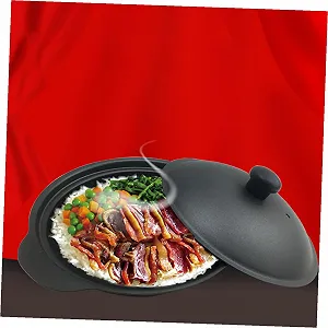 Каструля-жаровня OUNONA 18 см чавунна ударостійка кислотостійка енергоощадна synthetic.ua - Фото 1