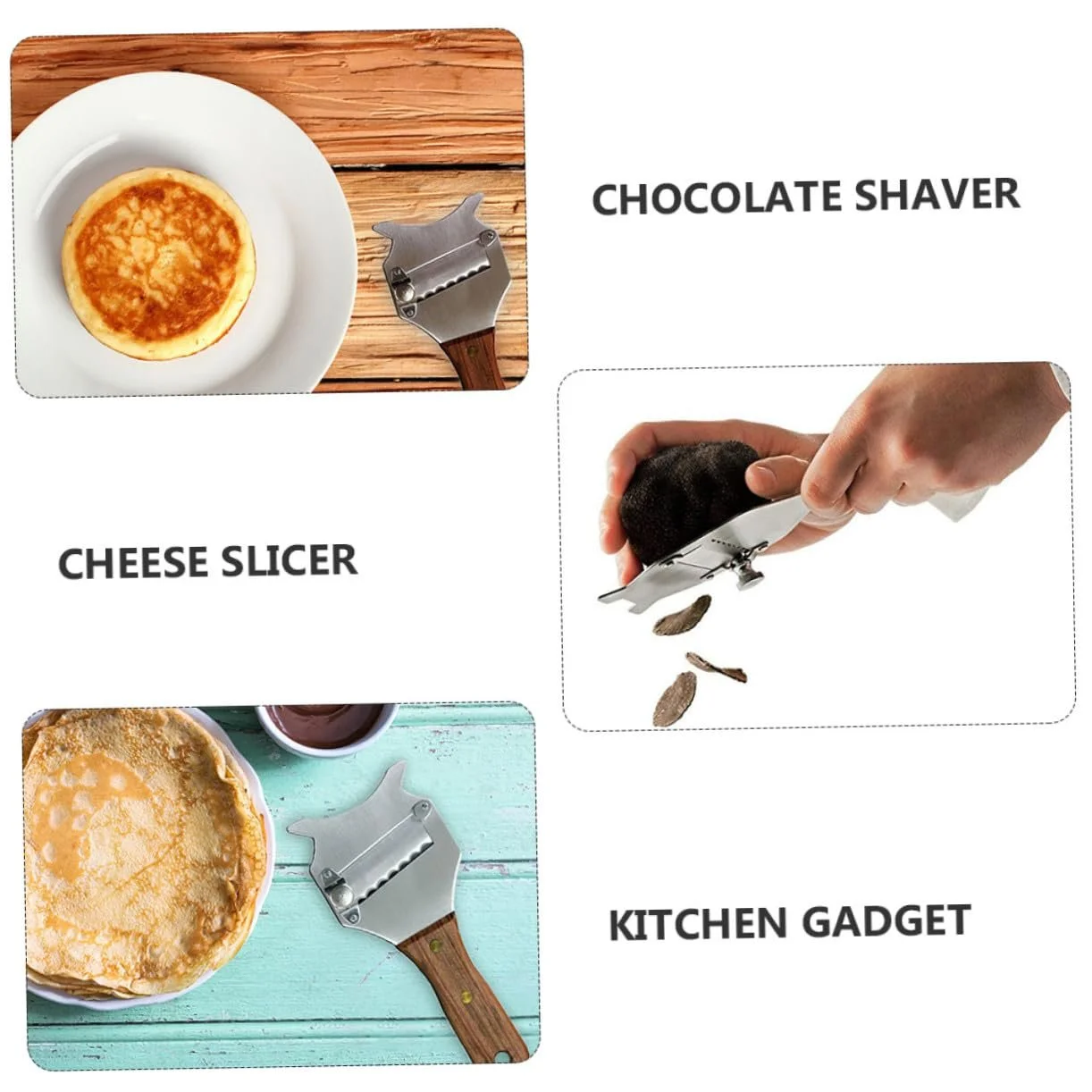 Слайсер Ipetboom для трюфелів, 2 шт, портативний, з нержавіючої сталі, фото №2