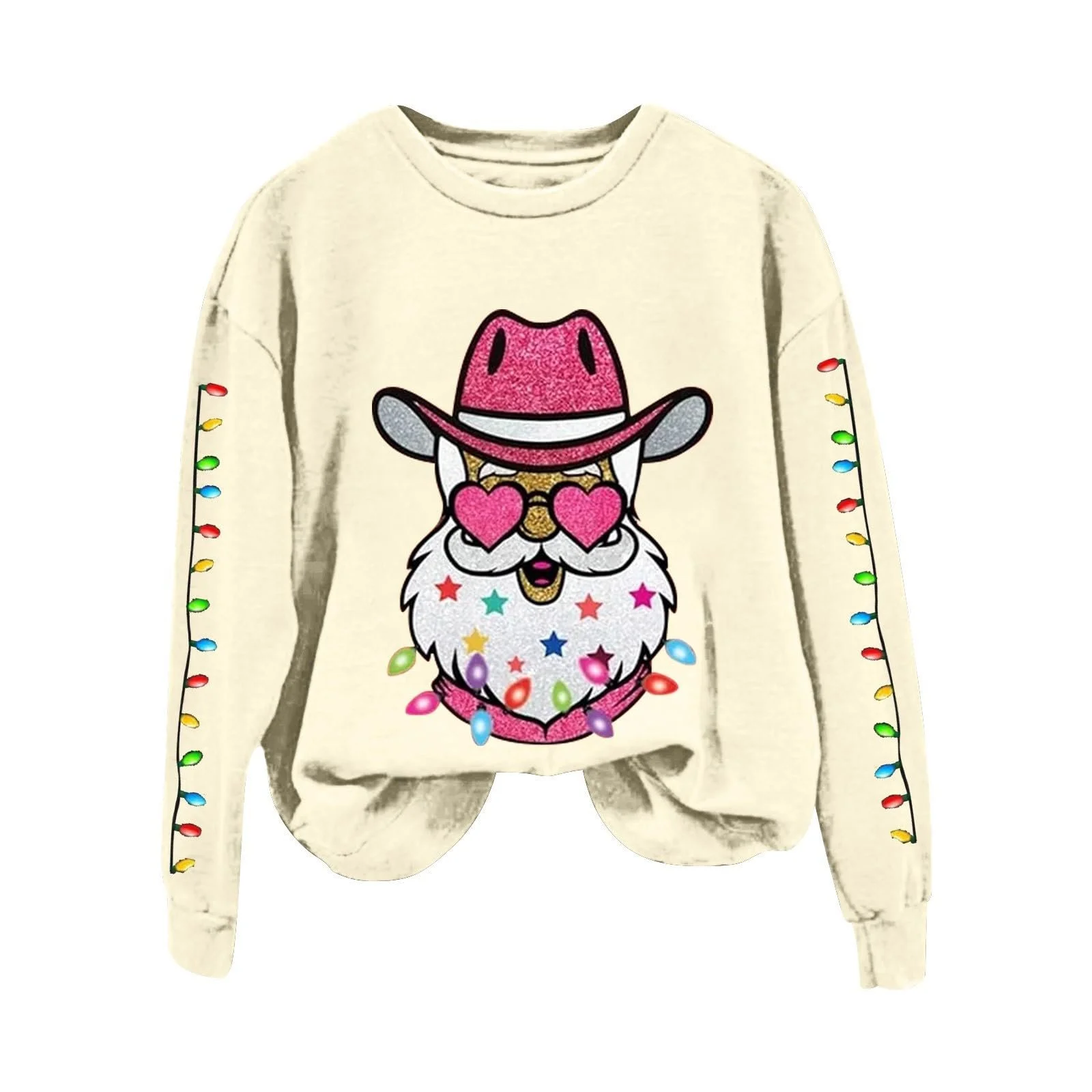 Женский свитшот Qixiu Рождественский, с длинными рукавами, с принтом Санты, с круглым вырезом Рождественский свитшот Женский джемпер Рождественская рубашка Рождественский, фото №3 Женский свитшот Qixiu Рождественский, с длинными рукавами, с принтом Санты, с круглым вырезом Рождественский свитшот Женский джемпер Рождественская рубашка Рождественский, фото №3