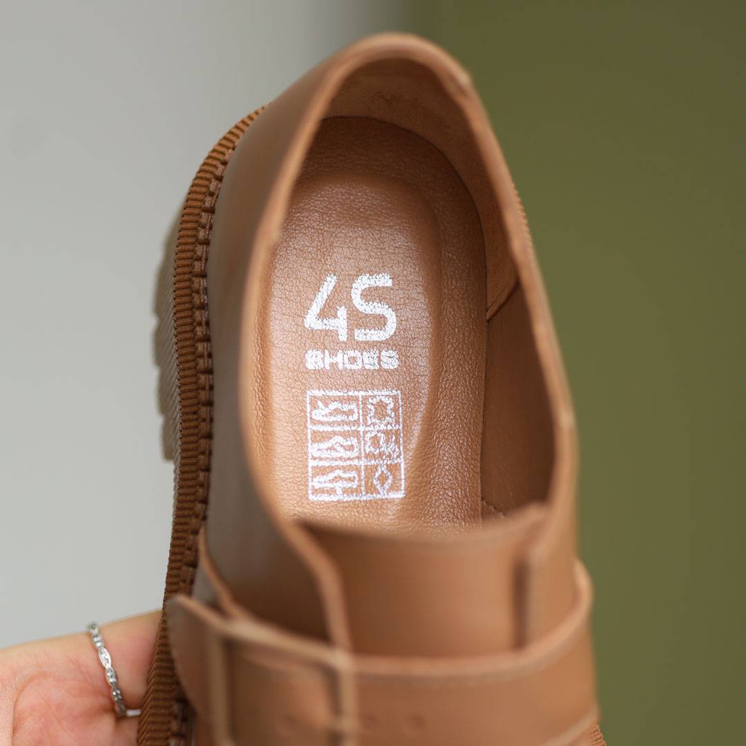 Туфлі жіночі шкіряні 4S 585046 Коричневі 36 37 38 39 40 41, фото №16