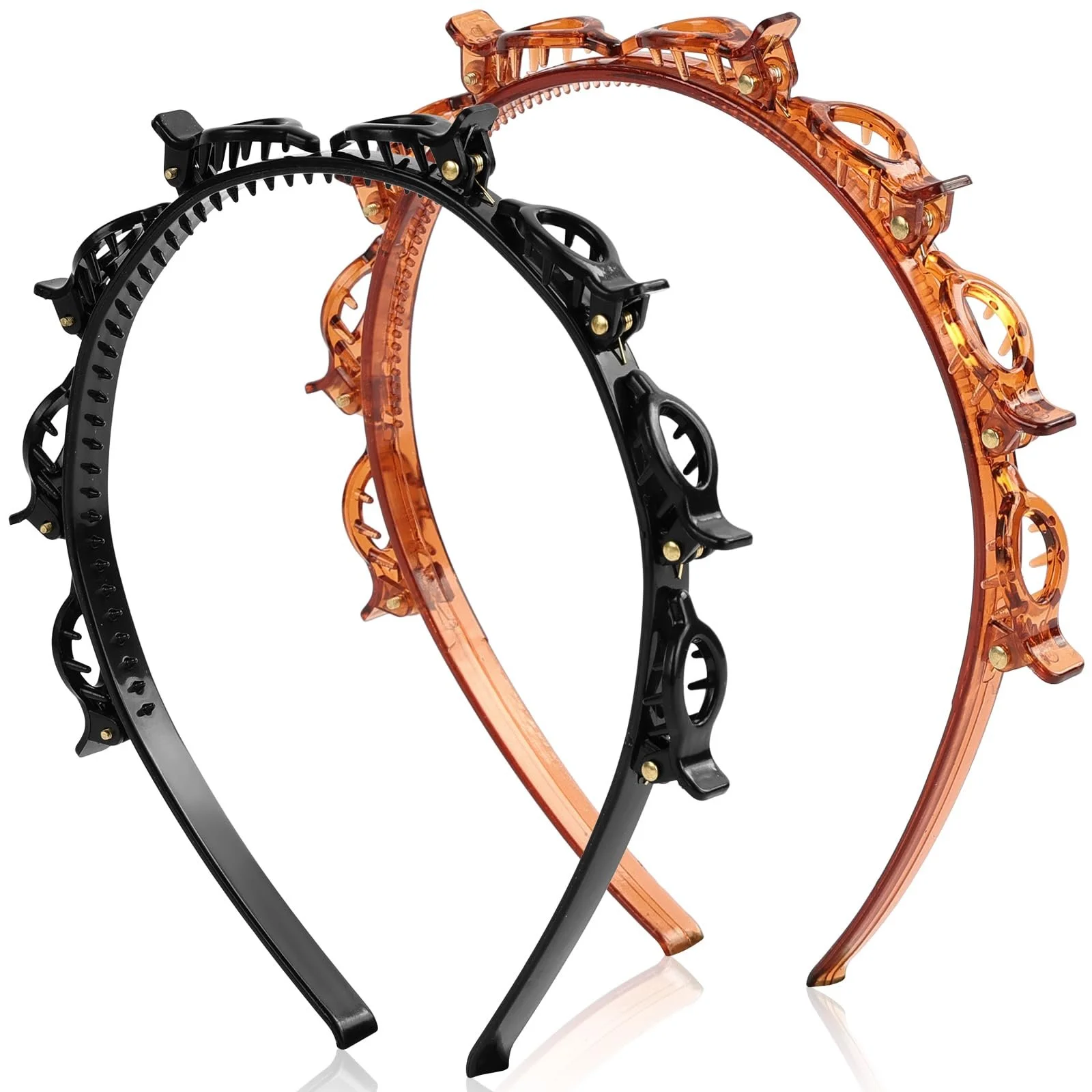 Обруч для волосся з затискачами LOPHE, фото №1