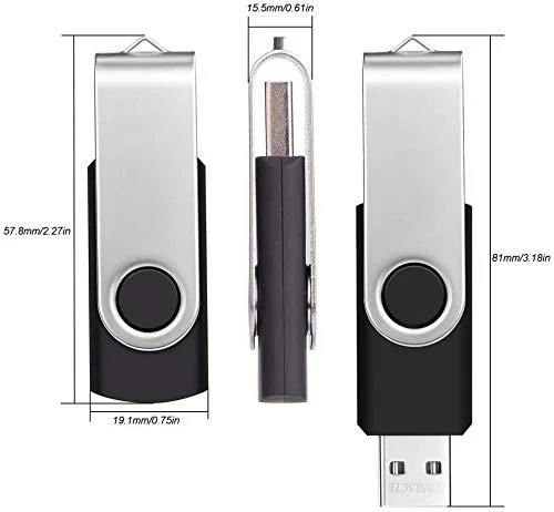 Набір USB-флеш-накопичувачів FEBNISCTE 10 шт. 64 ГБ USB 2.0 Rotating, фото №5
