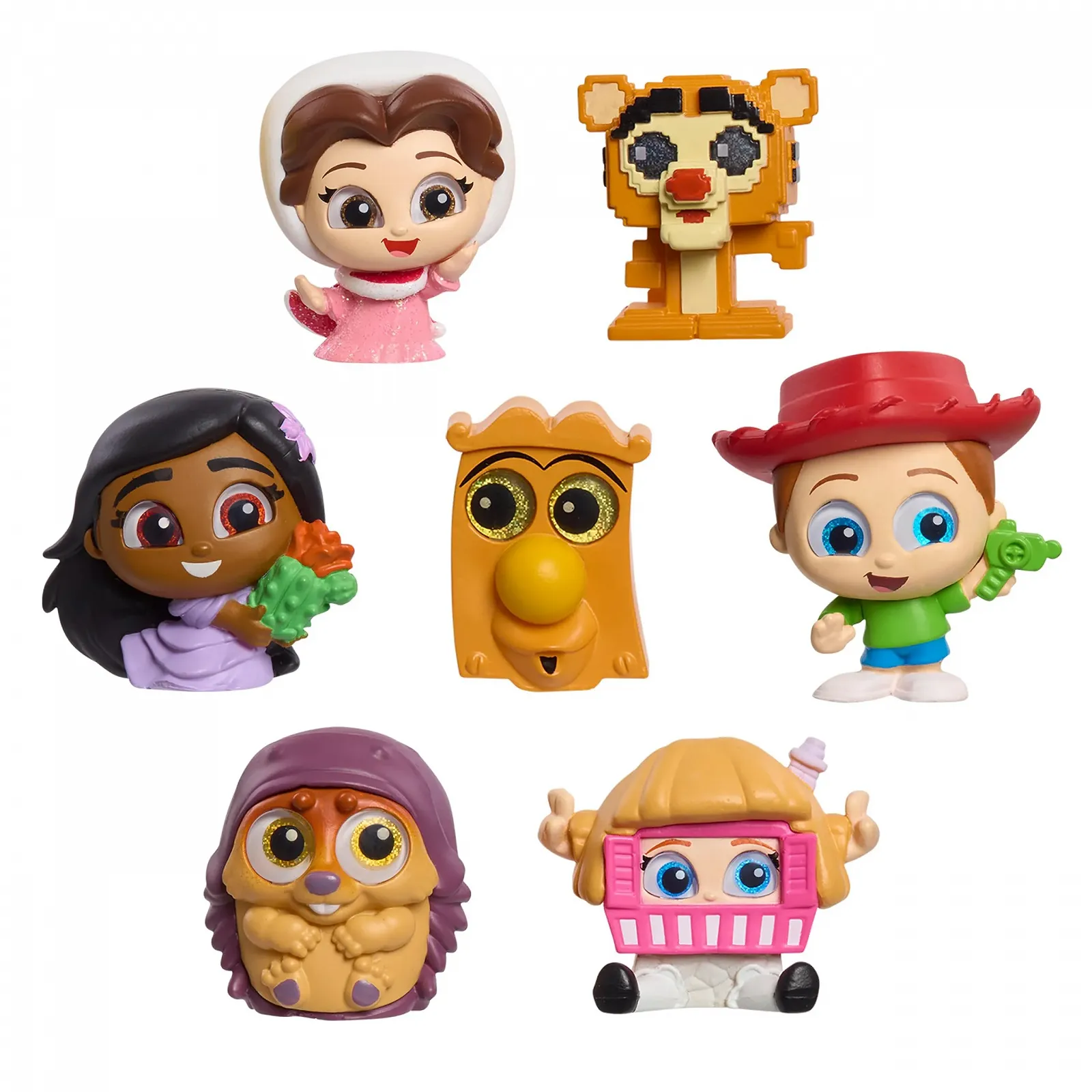 Коллекционные фигурки Disney Doorables Pixel Perfect Series 12 Mini Peek набор 4 шт., фото №6
