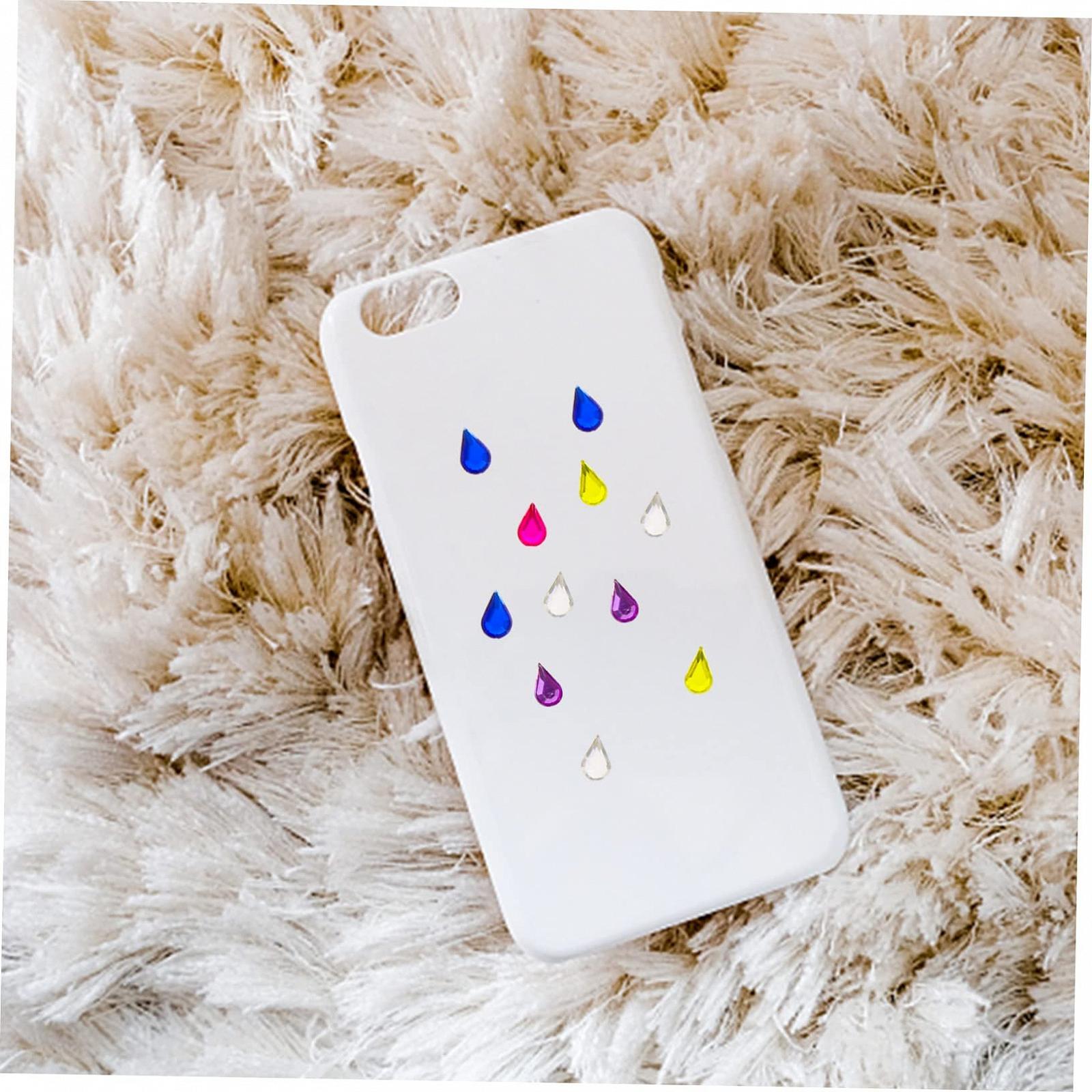 Наклейки самоклейні з камінням 5 аркушів для дівчат та хлопців для прикраси очей та обличчя для макіяжу, костюмованих вечірок та фестивалів, універсальні, фото №4