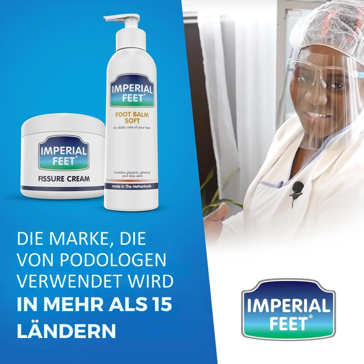 Бальзам для ніг Imperial Feet Foot Balm Soft з медом та алое зволожувальний без ароматизаторів 150 мл, фото №5