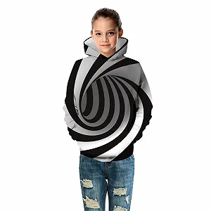 Худі OUMSHBI Дитячий Пуловер Зимовий Худі Довгий Рукав 3D Друк synthetic.ua - Фото 1