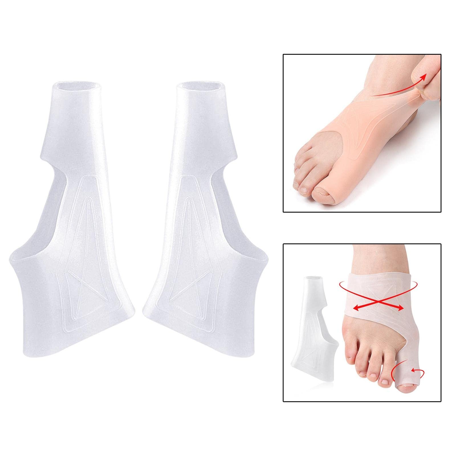 Накладка для большого пальца стопы Oshhni Легкая ортопедическая удобная для защиты сустава, фото №6