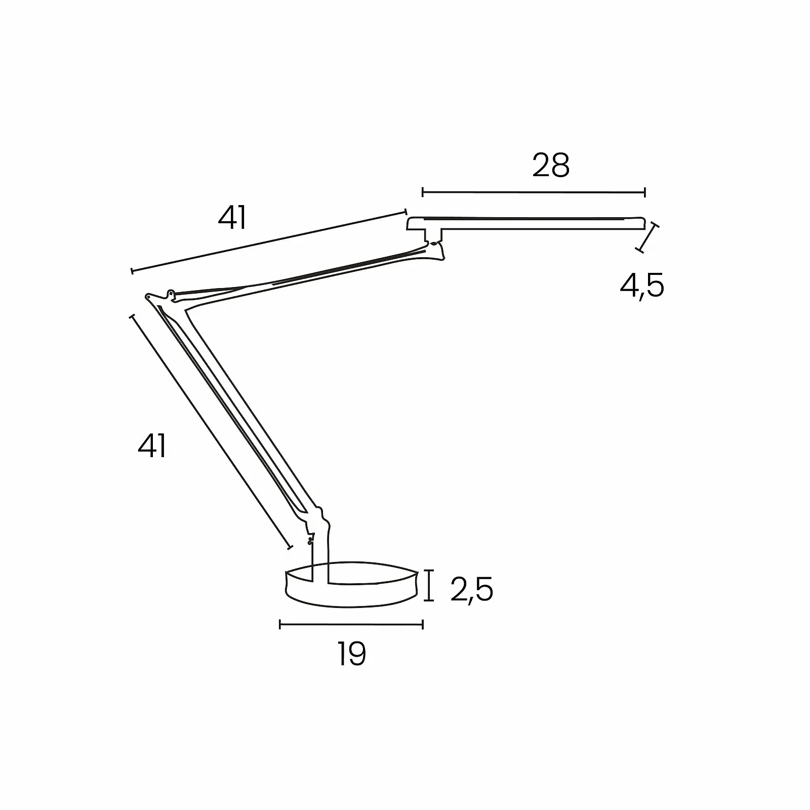 Настільна лампа Unilux Mambo 400033683 4.2 Вт LED Чорна, фото №5
