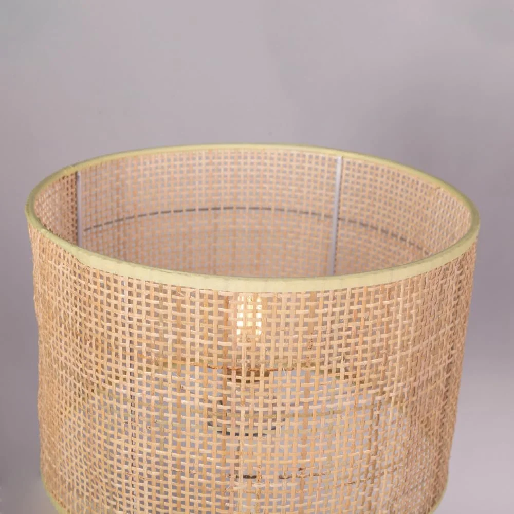 Настільна лампа Pakdasht Rattan Ротанг E27 450x300 мм Біла, фото №3