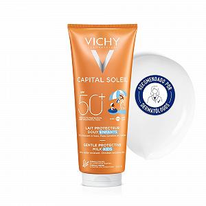 Детское солнцезащитное молочко Vichy Capital Soleil SPF 50, 300 мл, прозрачное - Фото 1