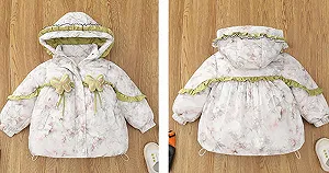 Зимова куртка для дівчаток і хлопчиків з капюшоном та кишенями synthetic.ua - Фото 1