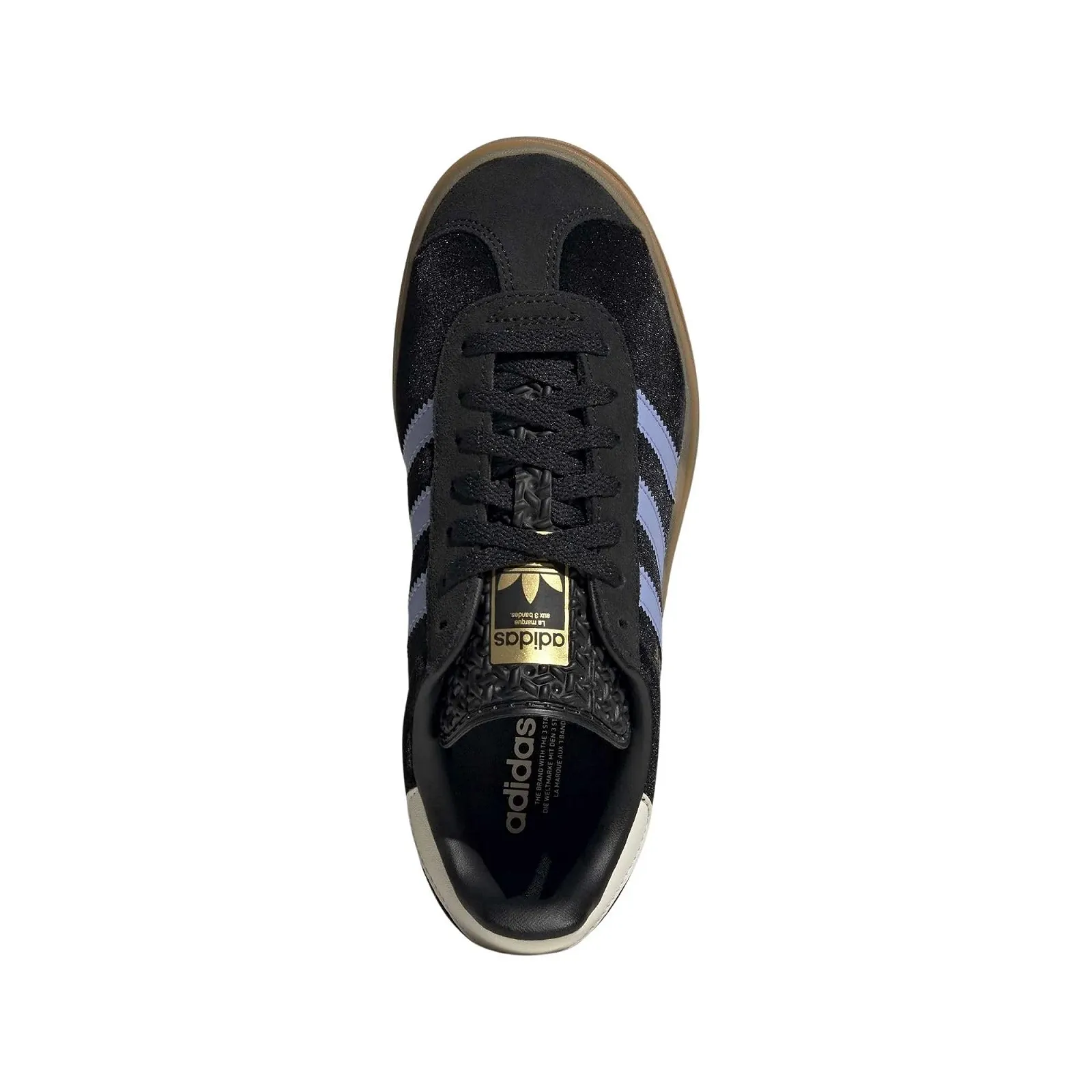 Кроссовки adidas Gazelle Bold J Черный для девочек, фото №2