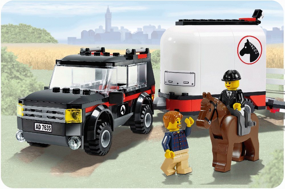Конструктор LEGO City 7635 4WD с прицепом для лошади, фото №2