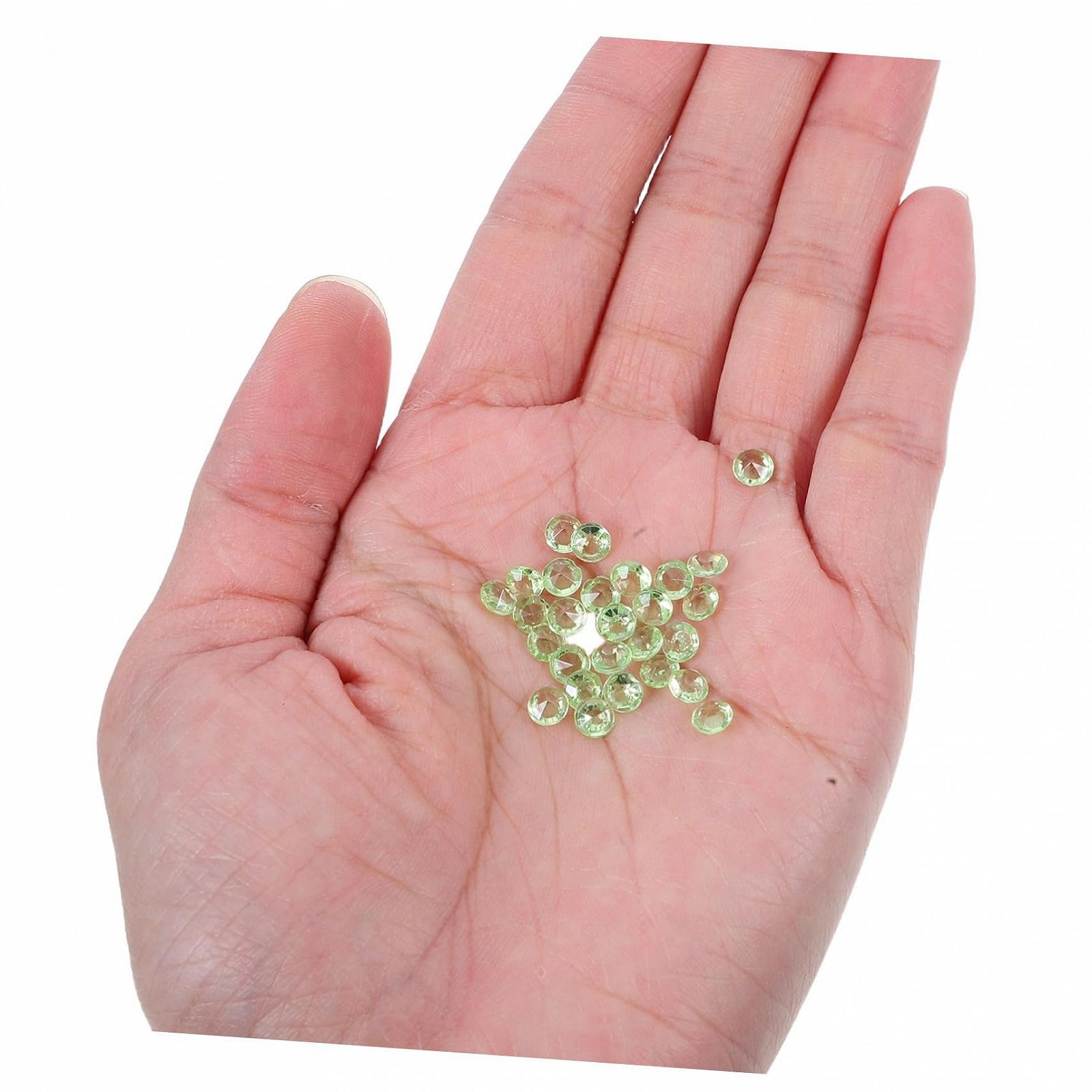 Стразы для ногтей Cabilock, стеклянные бусины, 2000 шт., красные, зеленый, фото №3