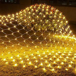 Сетка светодиодная ENLACE 1.5 x 1.5 м, 96 LED, теплая белая - Фото 1