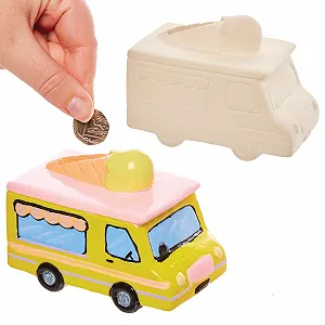 Копилки Baker Ross Ice Cream Cart FX708 керамические 2 шт. - Фото 1