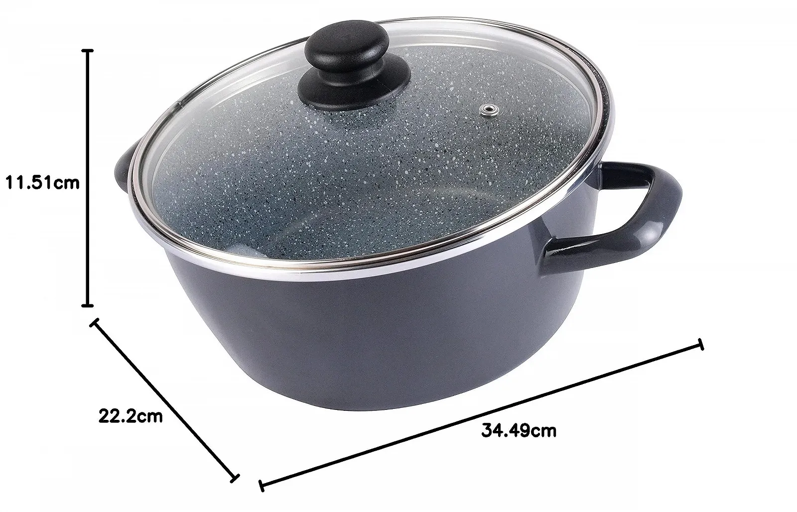 Сковорода Magefesa Dolomiti 20 см со стеклянной крышкой Серый меланж, фото №8 Сковорода Magefesa Dolomiti 20 см со стеклянной крышкой Серый меланж, фото №8