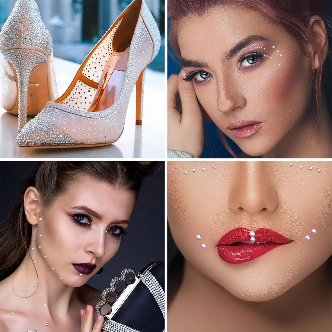 Набір Самоклеючих Блискучих Стразів Кристалічні Стрази, фото №5