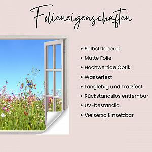 Наклейка на стіну GRAZDesign Вид з вікна 57 x 50 см synthetic.ua - Фото 1