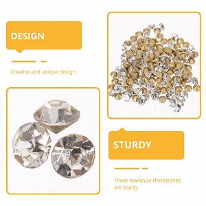 Стразы для ногтей Beavorty Хрустальные стразы для маникюра, маленькие подвески для ногтей, украшения для ногтей для женщин synthetic.ua - Фото 1