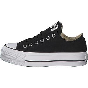 Кеди Converse Chuck Taylor All Star Lift Ox жіночі Чорний/Білий synthetic.ua - Фото 1