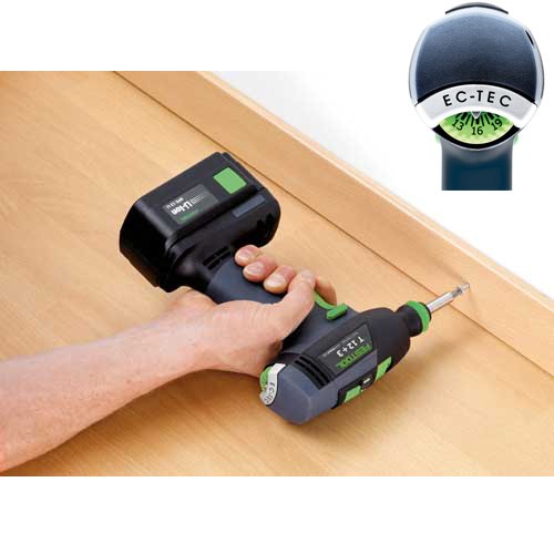 Аккумуляторний дриль-шуруповерт Festool T 12+3 Li 3,0 Plus, фото №1