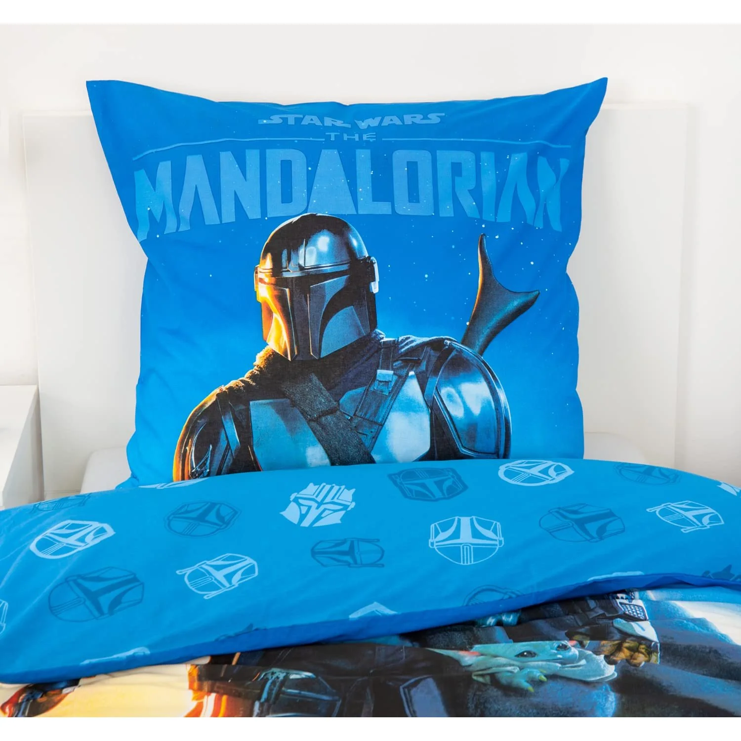 Комплект детского постельного белья Herding Star Wars The Mandalorian 135 x 200 см 100% хлопок/Renforcé Multicoloured, фото №4