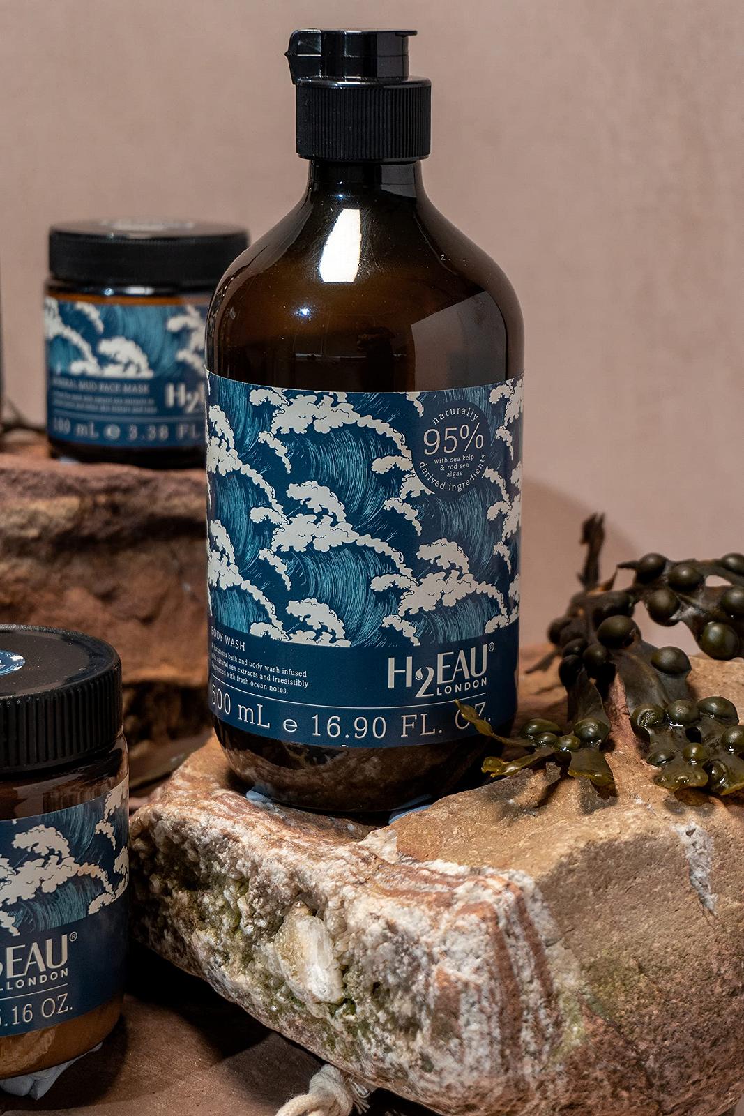 Гель для душу H2Eau Ocean Scent з морськими екстрактами 500 мл, фото №2