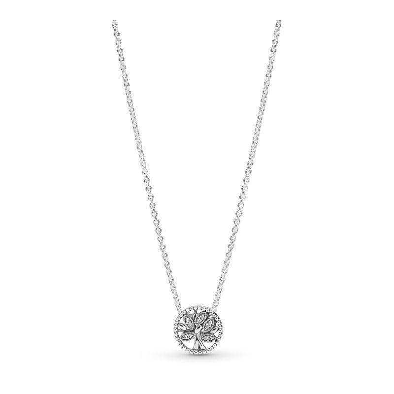 Серебряное колье Pandora Moments Древо жизни 397780CZ, фото №1
