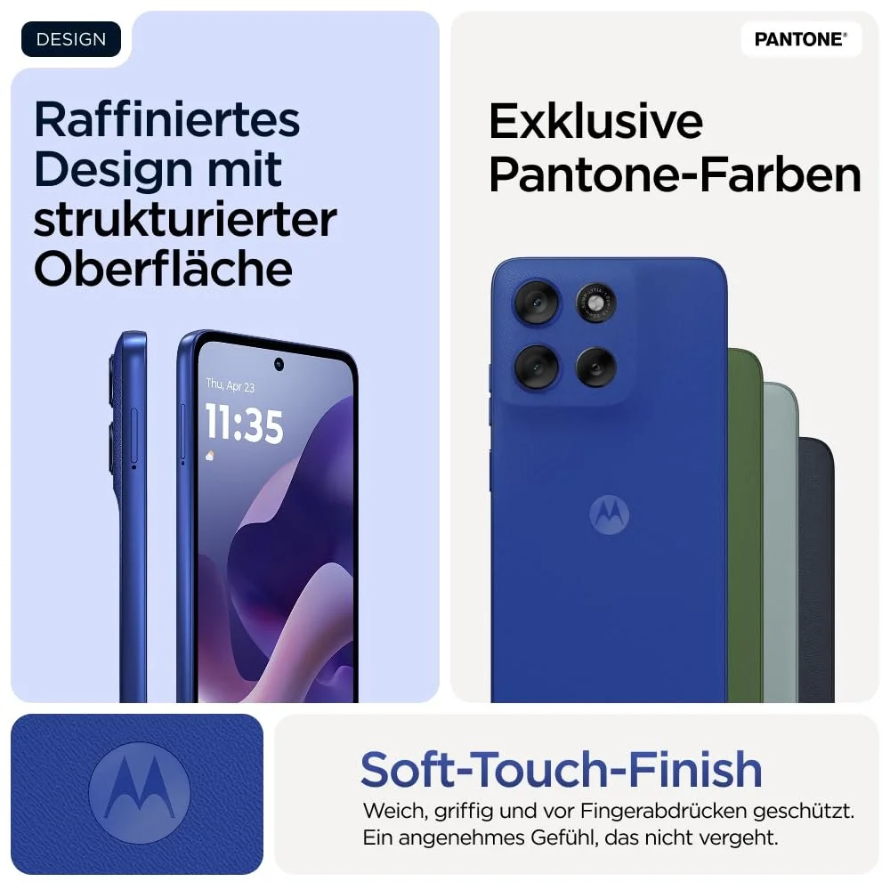 Смартфон Motorola Moto g56 5G 6,72" FHD+ 50МП Moto-AI 8/256ГБ 5100мАг Android 15 Pantone Dazzling Blue + Захисний чохол, фото №5 Смартфон Motorola Moto g56 5G 6,72" FHD+ 50МП Moto-AI 8/256ГБ 5100мАг Android 15 Pantone Dazzling Blue + Захисний чохол, фото №5