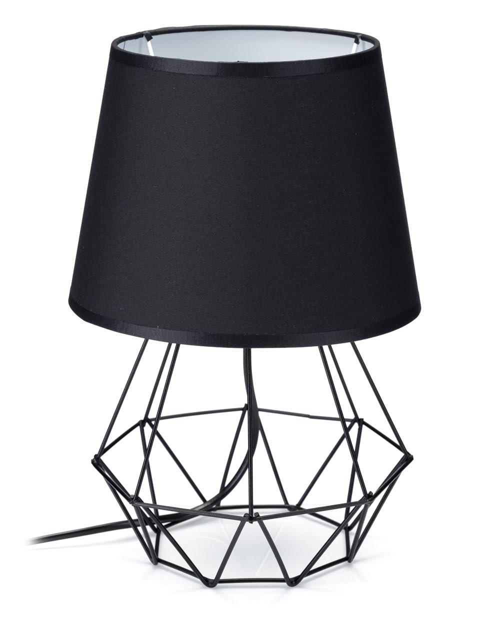 Настільна лампа 34 x 20 см Металева Чорний, фото №1