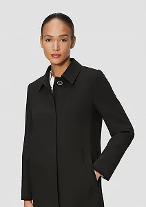 Пальто s.Oliver BLACK LABEL Зігріваюче з планкою на половину ґудзиків synthetic.ua - Фото 1