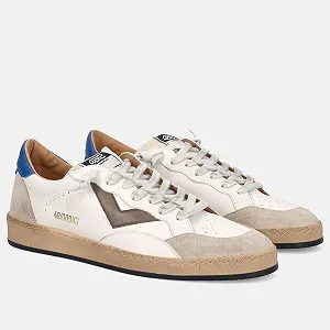 Кроссовки Play New U 4B12 Мужские Белый, Коричневый и Синий цена на synthetic.ua - Фото 1 Кроссовки Play New U 4B12 Мужские Белый, Коричневый и Синий synthetic.ua - Фото 1